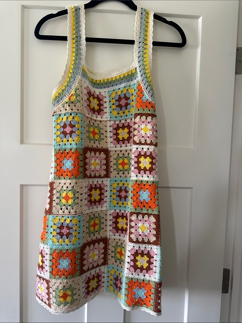 Love Riche Crochet Cardigan in Yellow, Green, Blue, Cream